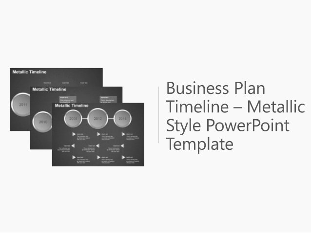 Business Plan Timeline Powerpoint Template