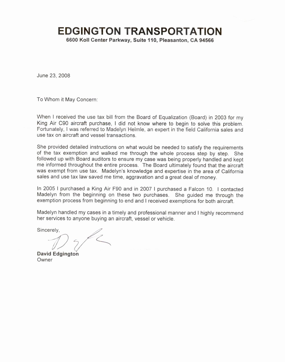 Business Reference Letter Template Install