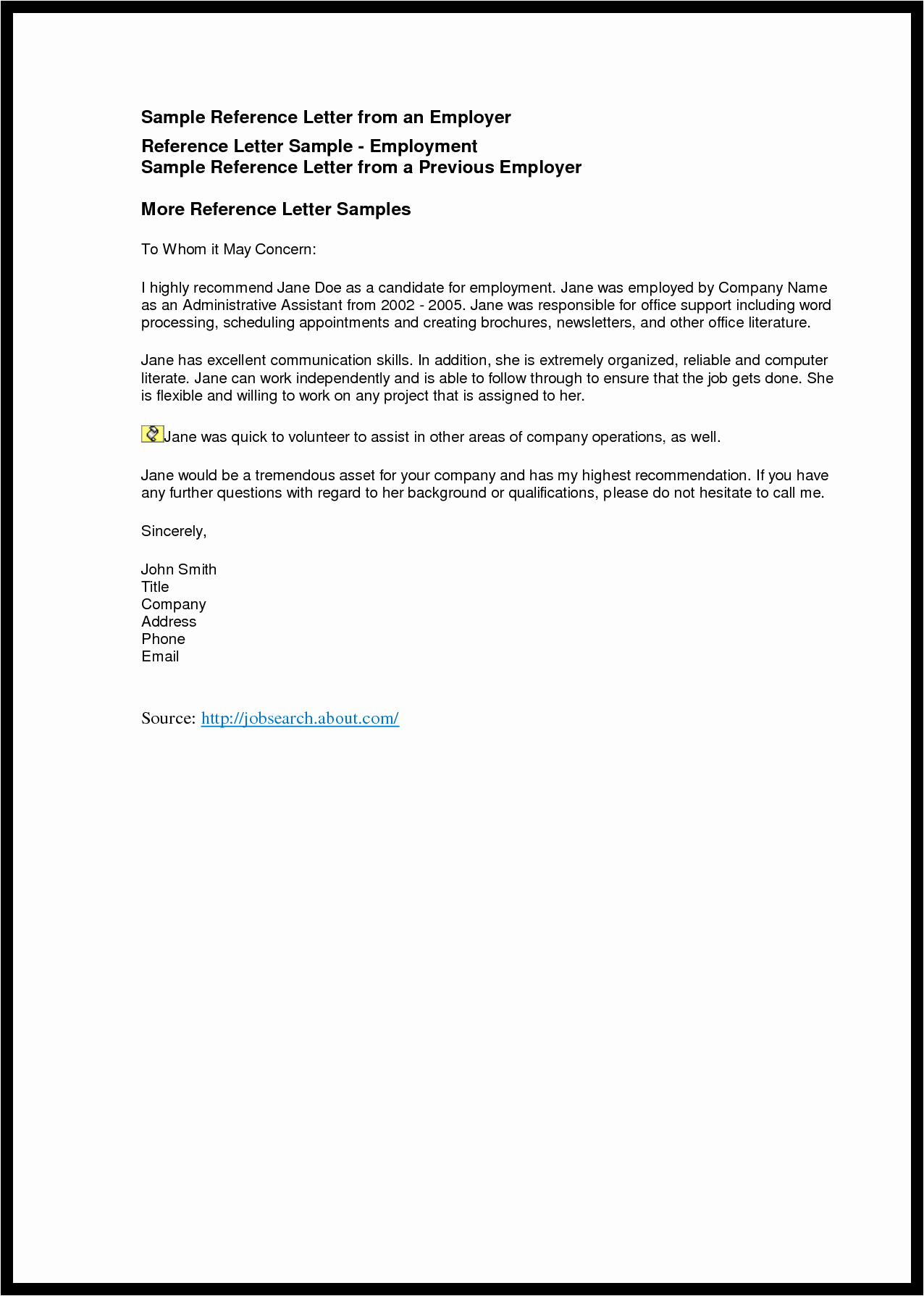 Business Reference Letter Template Mughals