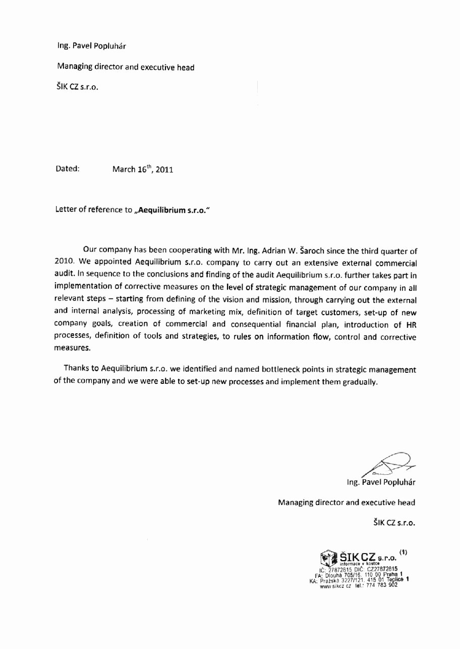 Business to Business Re Mendation Letter Best Template