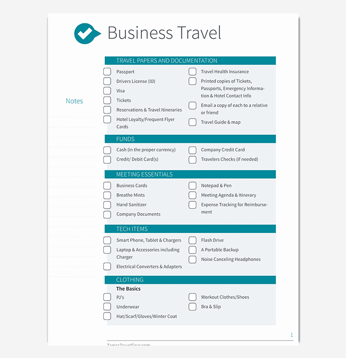 Business Travel Itinerary Template 23 Word Excel &amp; Pdf