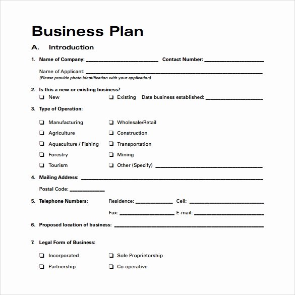 Bussines Plan Template 17 Download Free Documents In