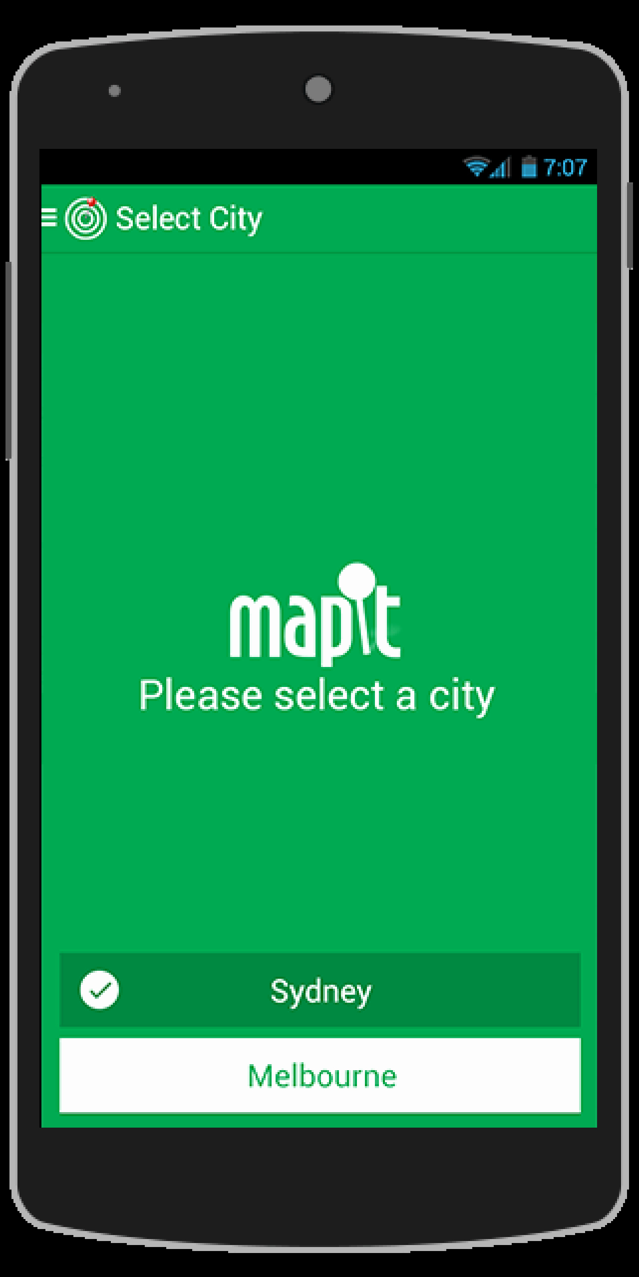 Buy Mapit android App Template Navigation