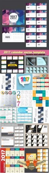 calendar for photoshop 2017 template