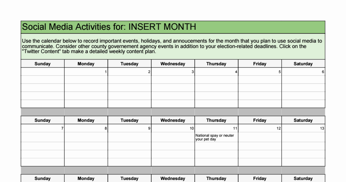Calendar Template Google Docs Spreadsheet as Spreadsheet