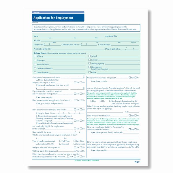 California Job Application form Template Templates