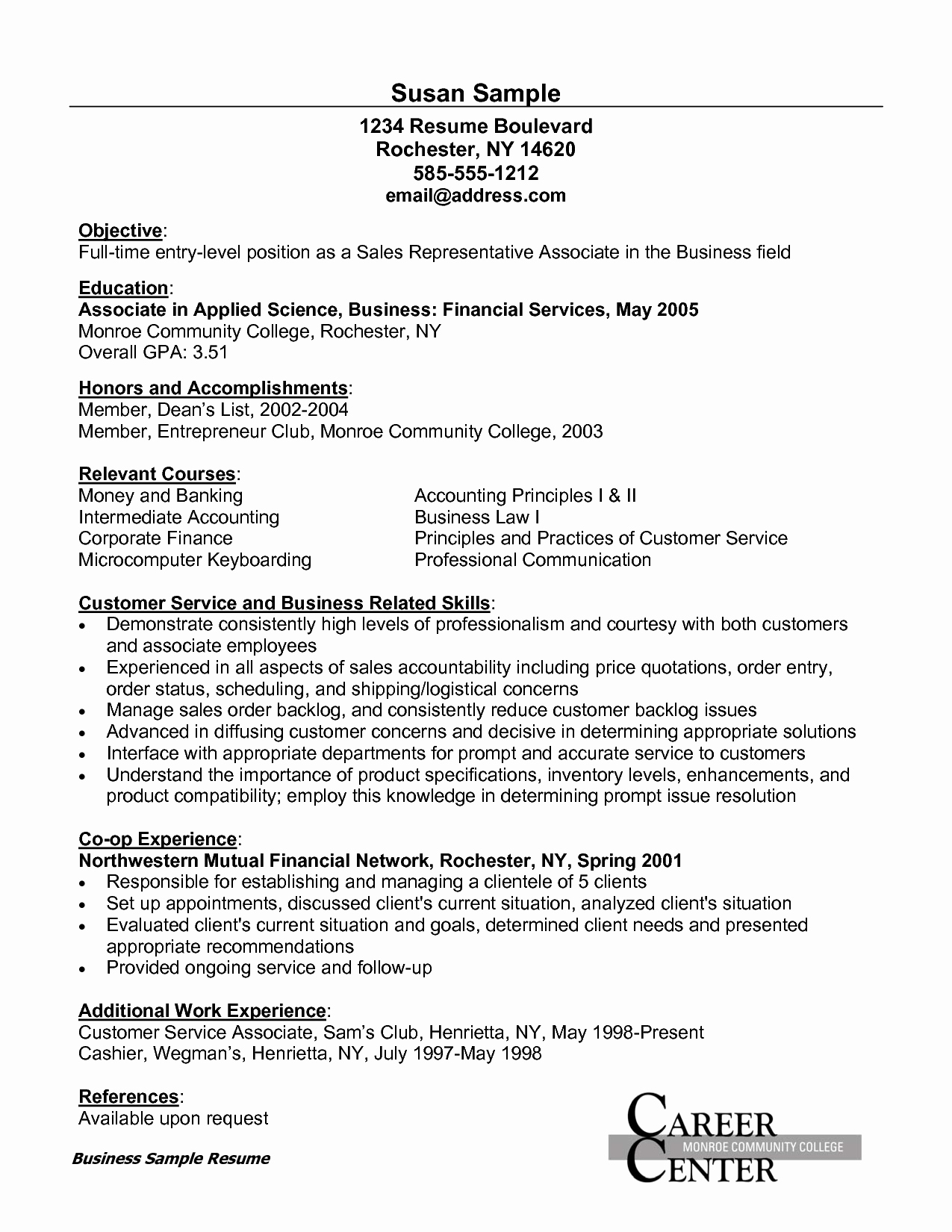 Call Center Customer Service Job Description Resume