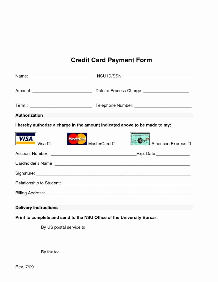 Card Credit Card Payment form