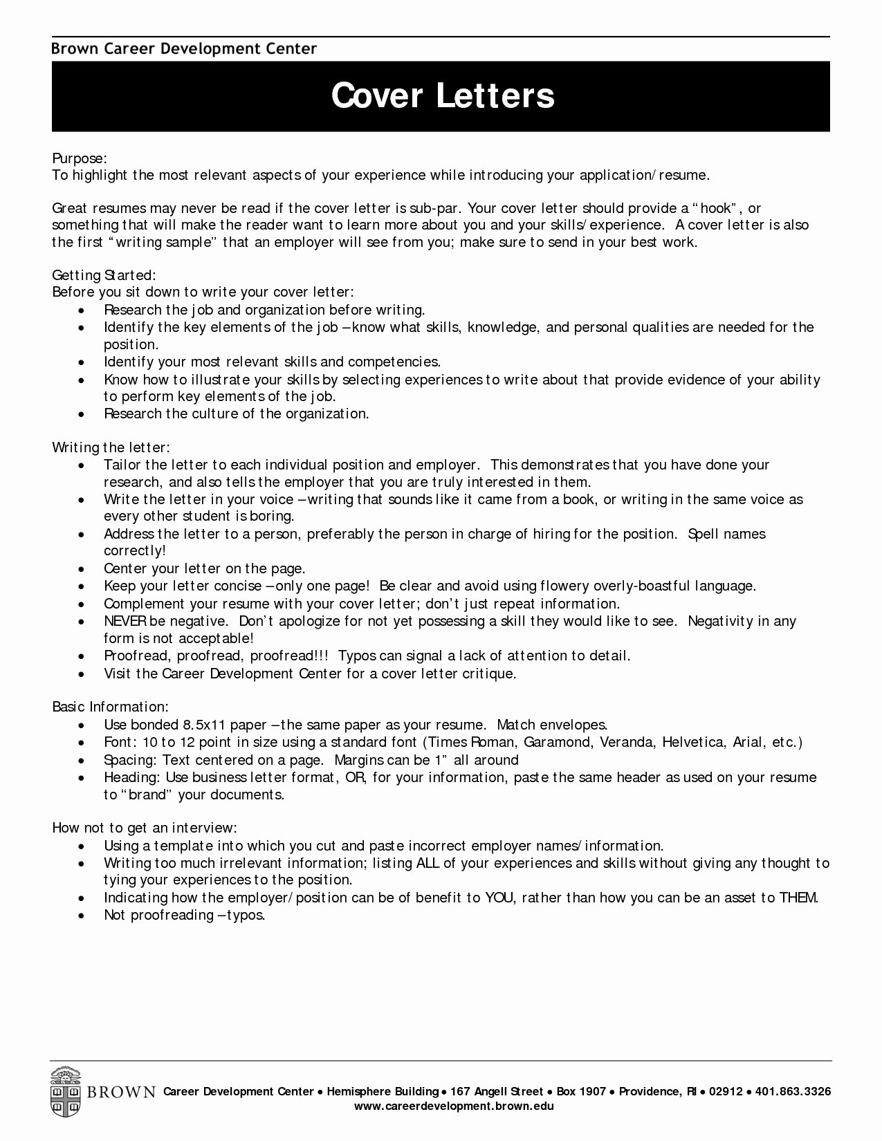 Career Change Resume Cover Letter