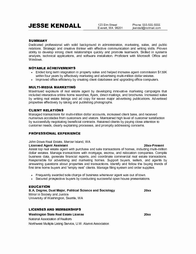 Career Change Resume Objective Statement Examples