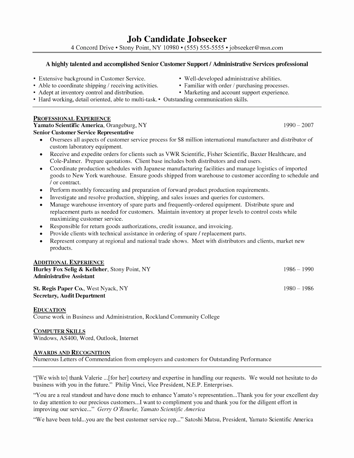 career summary resume customer service objective examples good objective for resume customer service