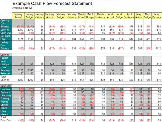 Cash Flow forecasts assess A Project S Future Earnings