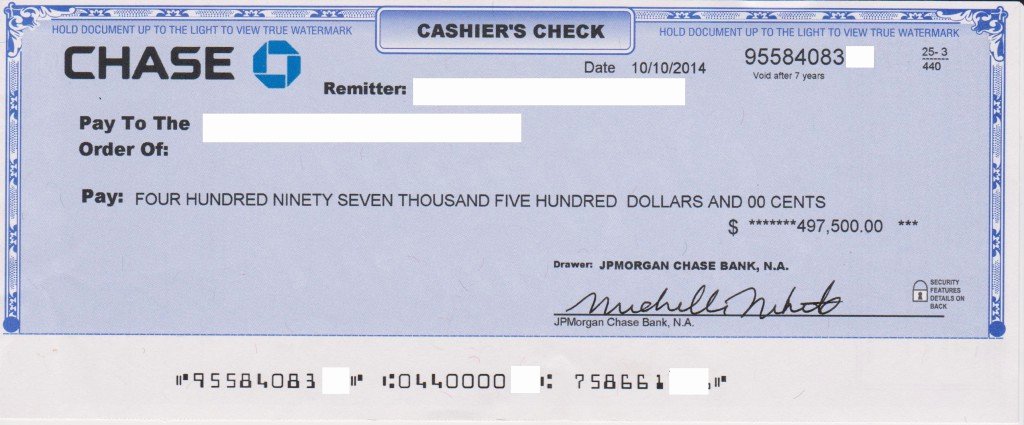 Blank Cashier Check Template To Print