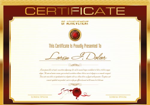 certificate design templates