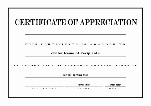 Certificates Of Appreciation 004