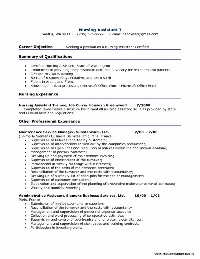 Certified Personal Trainer Resume Sample Templates