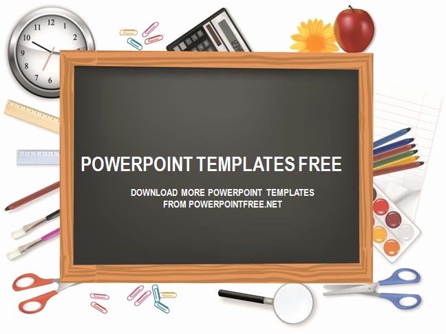 chalkboard powerpoint template free