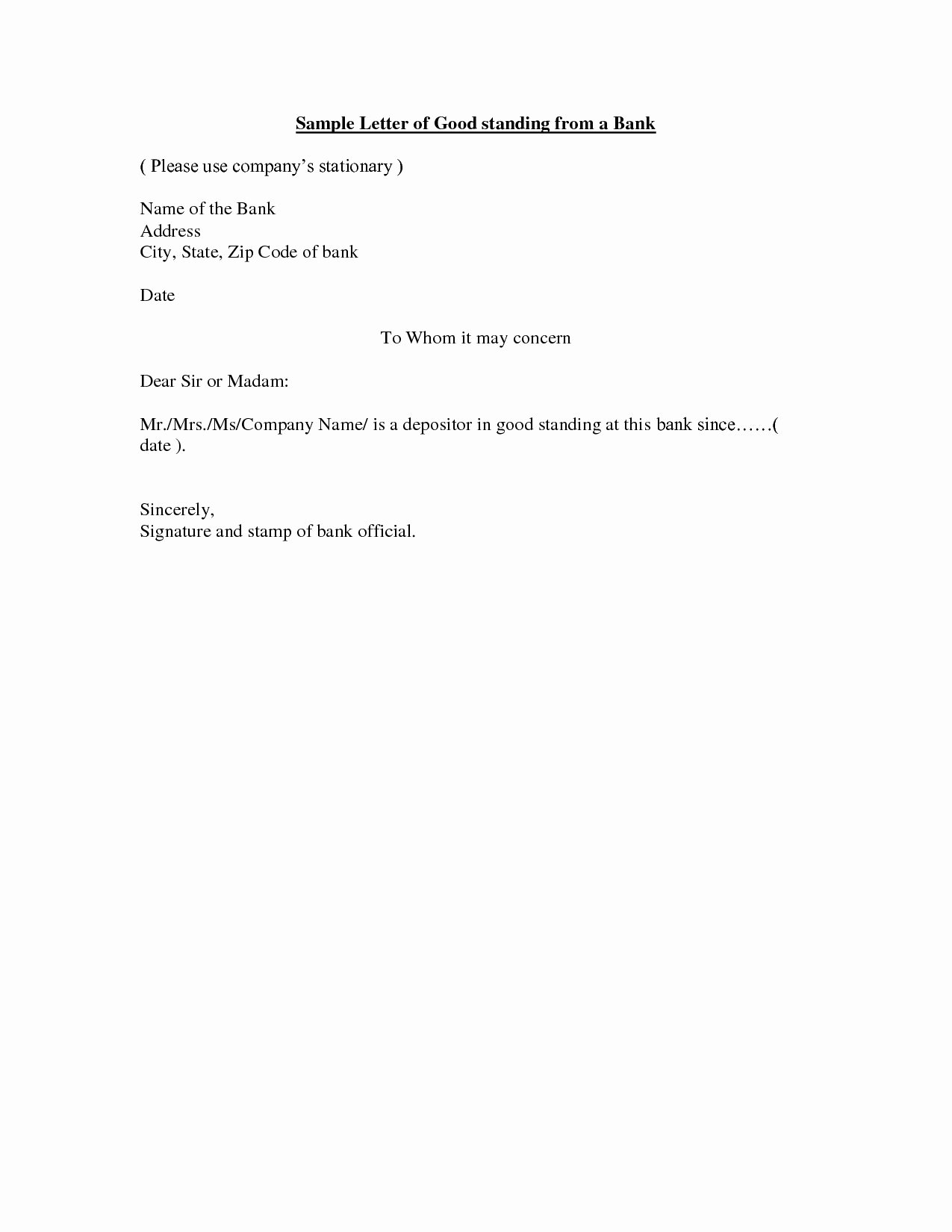 Character Reference Letter Samples Template