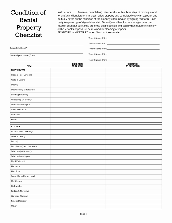 home inspection checklist template