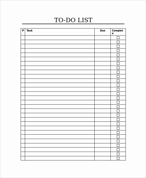 Checklist Template 15 Free Word Excel Pdf Document