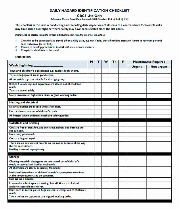 Checklist Template Easy and Helpful tools for You