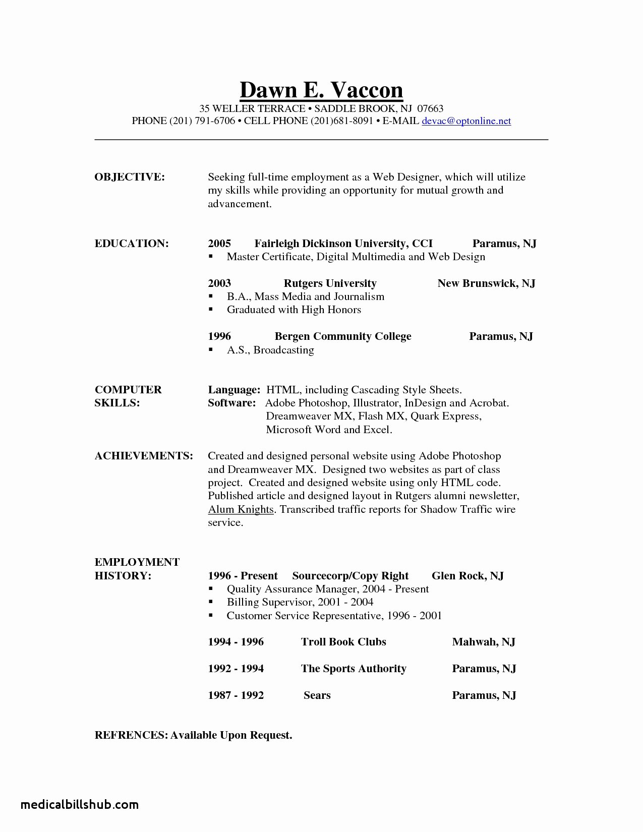 Child Care Resume Objectives associates Degree In