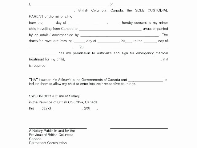 Child Support Contract Template Notarized Letter Agreement