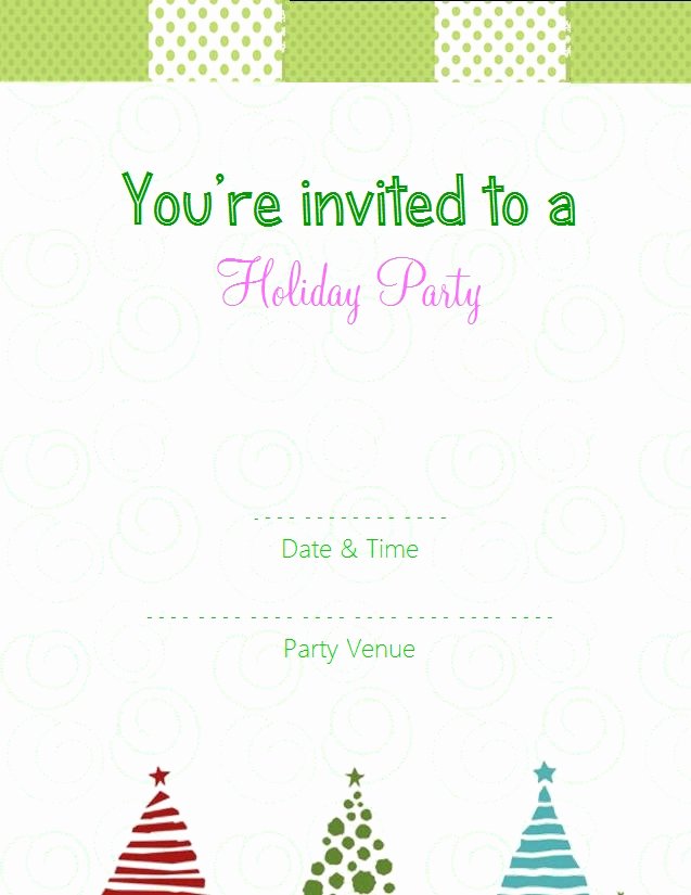 choose from these free christmas party invitation templates