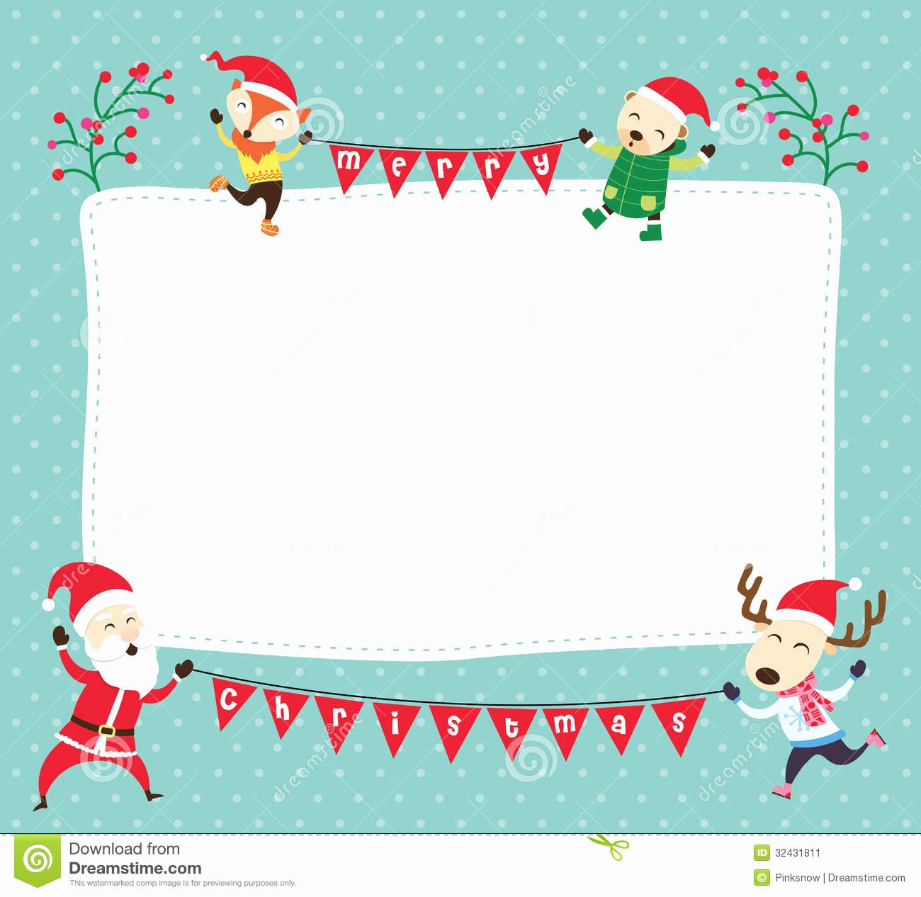 Christmas Card Template with Insert Templates Data