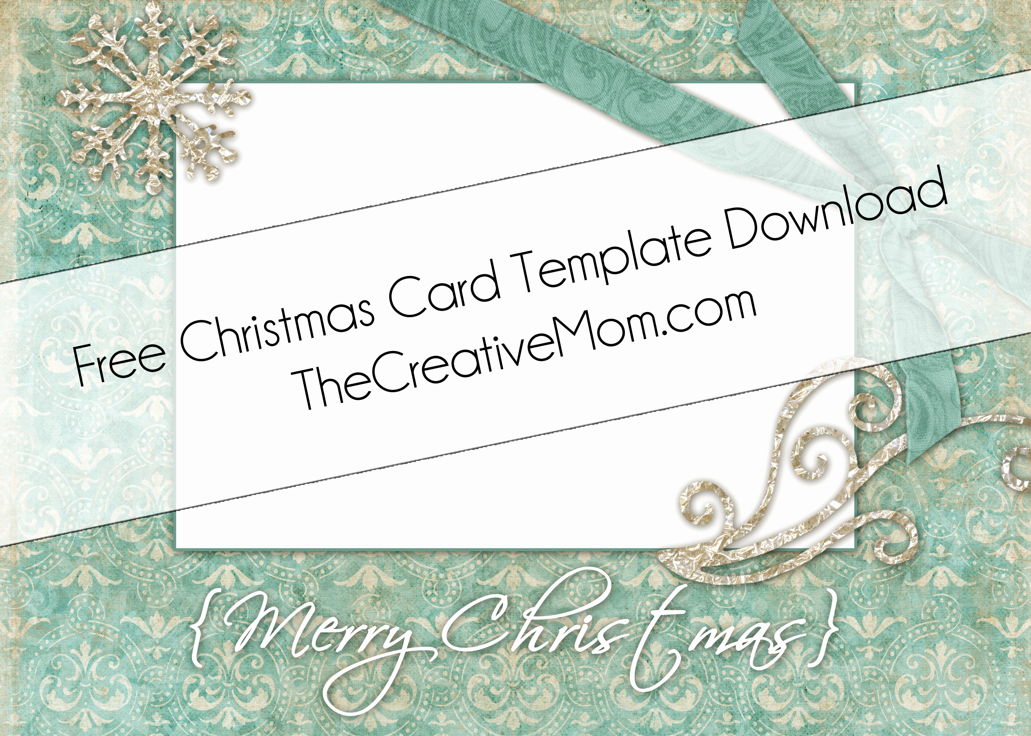 Christmas Card Templates Free Download the Creative Mom