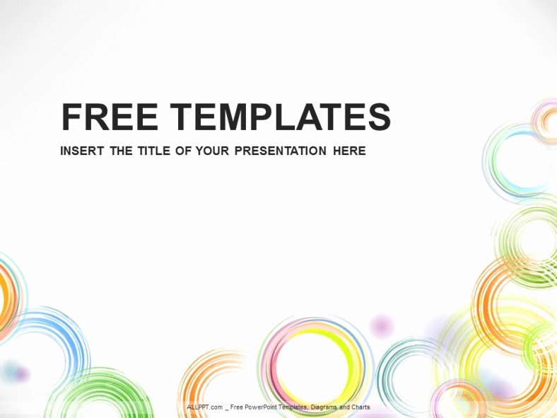 circle illustration powerpoint templates design