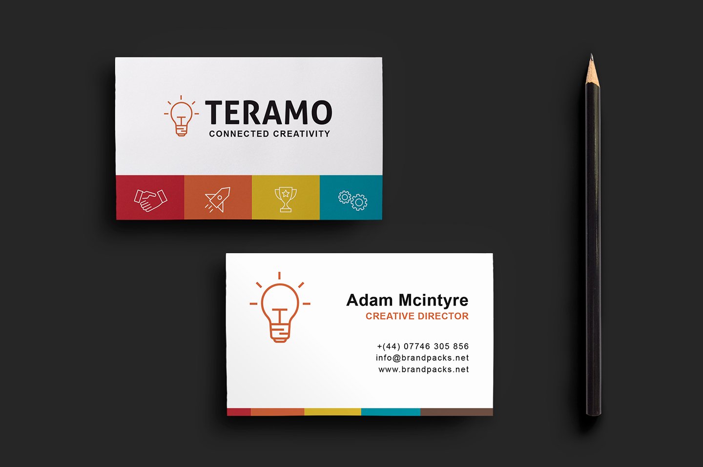 Clean and Professional Double Sided Business Card Template