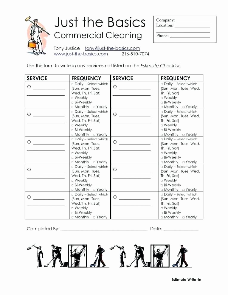 Carpet Cleaning Estimate Template Latter Example Template