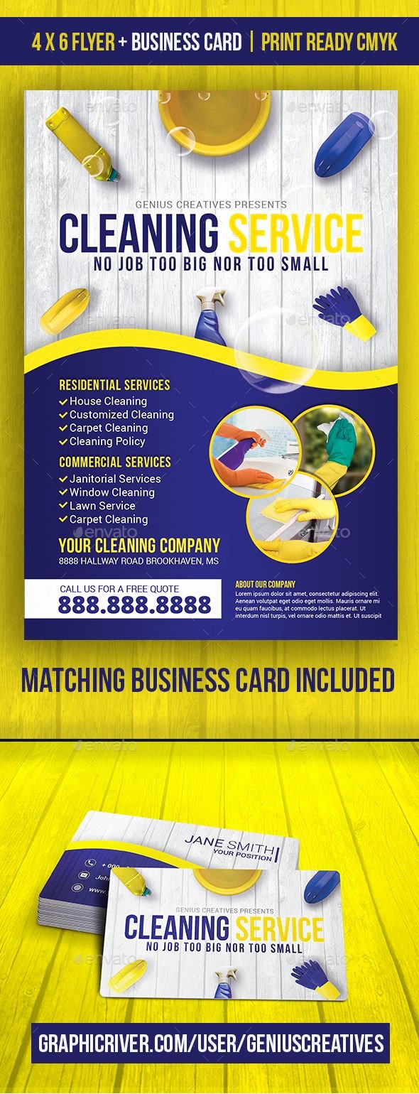 Cleaning Service Cleaning Business Flyer