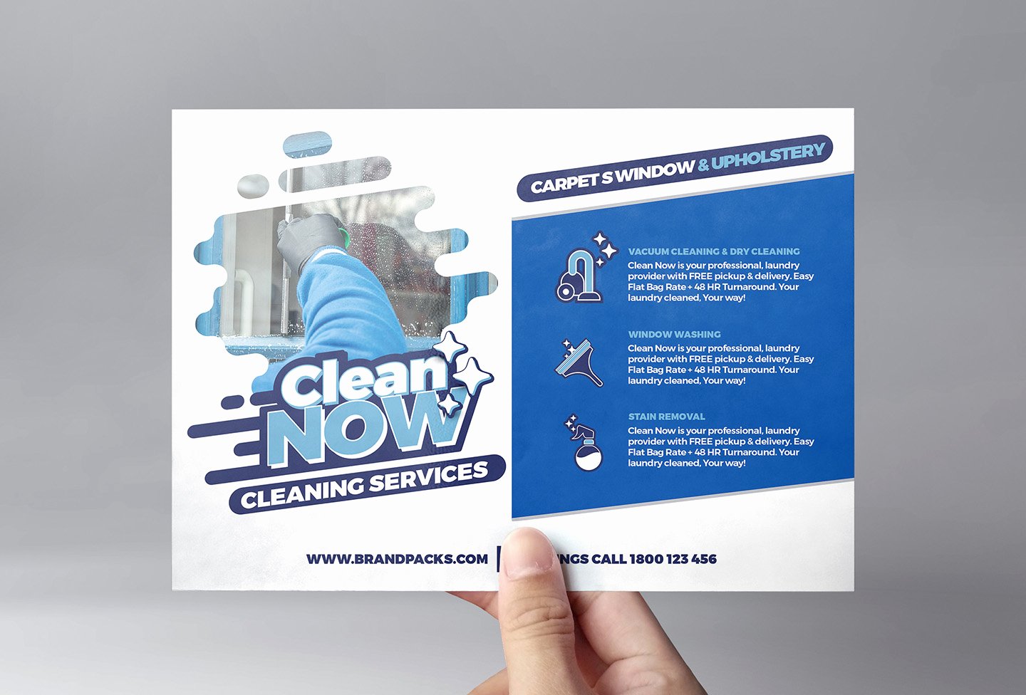 cleaning service flyer template