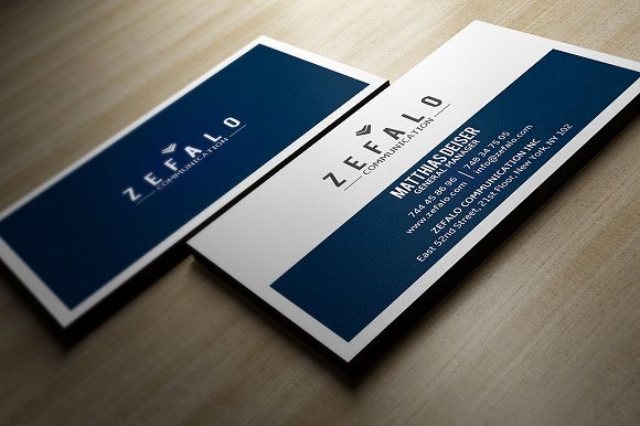 Clear Simple Business Card Business Card Templates