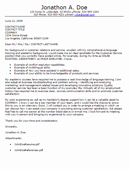 Client Service Advisor Cover Letter Stonewall Services