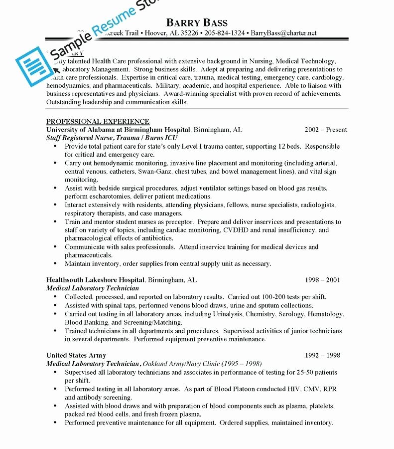 Clinical Nurse Manager Resume