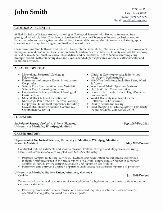 Clinical Research assistant Resume – Foodcity