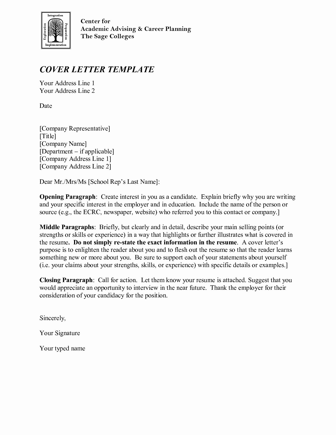 closing sentence cover letter examples