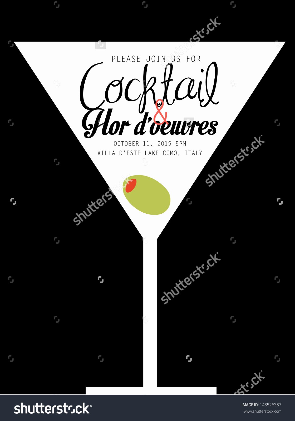 Cocktail Invitation Template