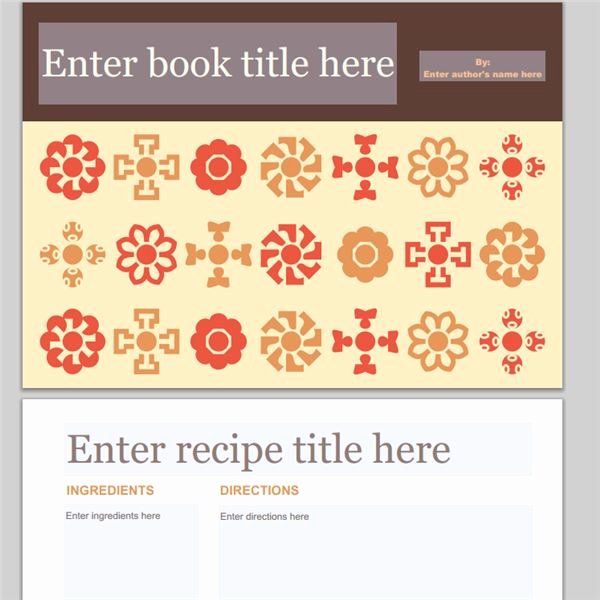 Collection Of Free Cookbook Templates Great Layouts for