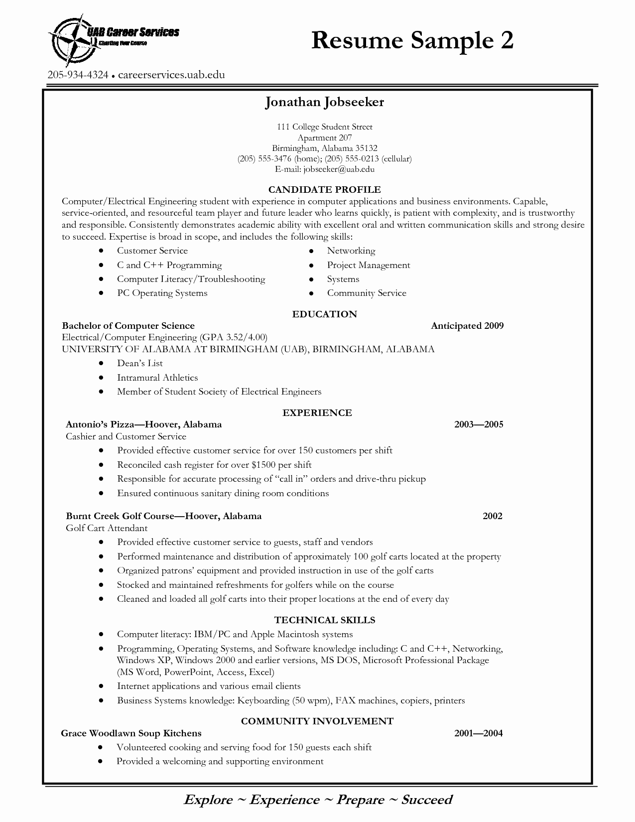College Resume Best Template Collection