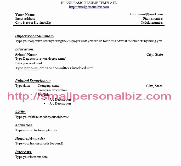 College Resume Experience Resumes Sample Resume for Fresh