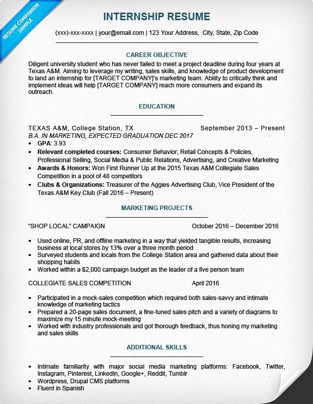 College Student Resume Sample &amp; Writing Tips