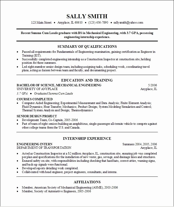 College Student Resume Template Microsoft Word
