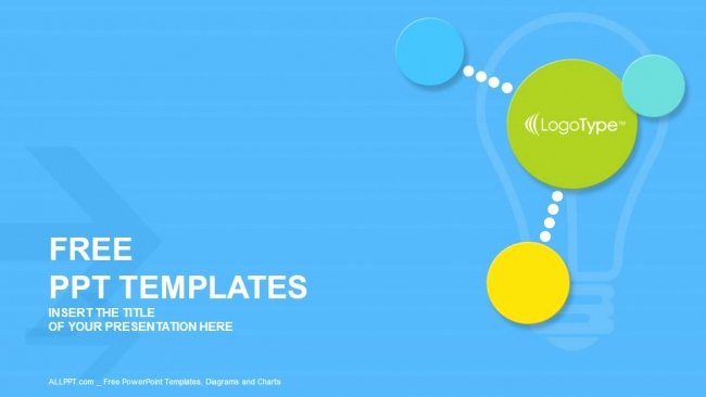 colorful modern circles powerpoint templates