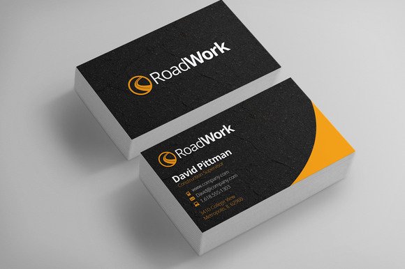 Construction Business Cards Business Card Templates On