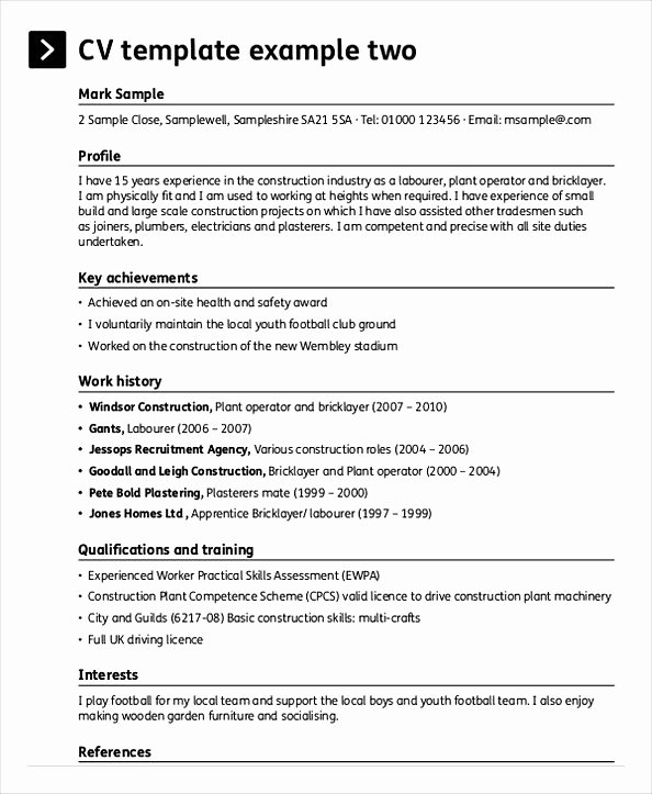 Construction Project Manager Resume Examples