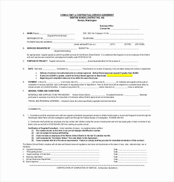 Consulting Agreement Template Free